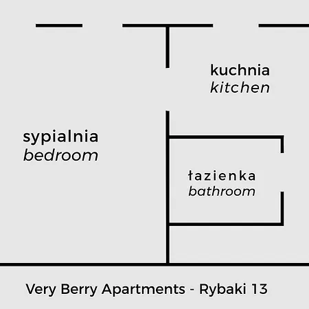 Very Berry - Rybaki 13 - Old City Apartment, Self Check In 24h * Poznan